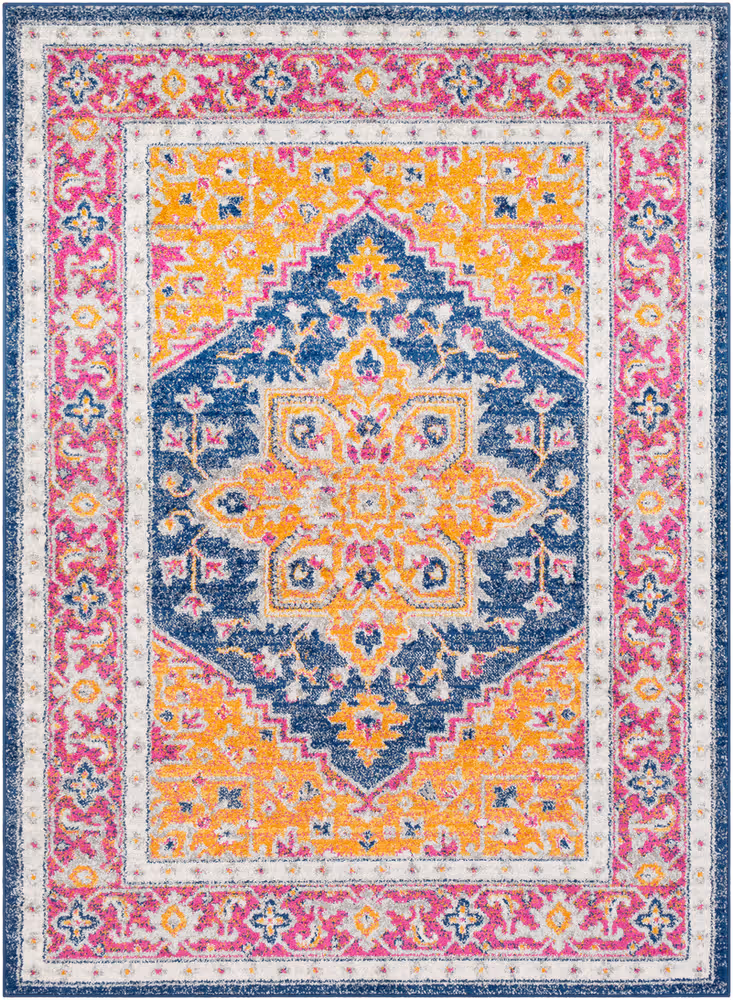 Surya Alara ALA-2330 Bright Pink Traditional Bordered Rug