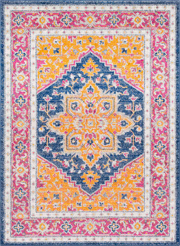Surya Alara ALA-2330 Bright Pink Traditional Bordered Rug Product Image