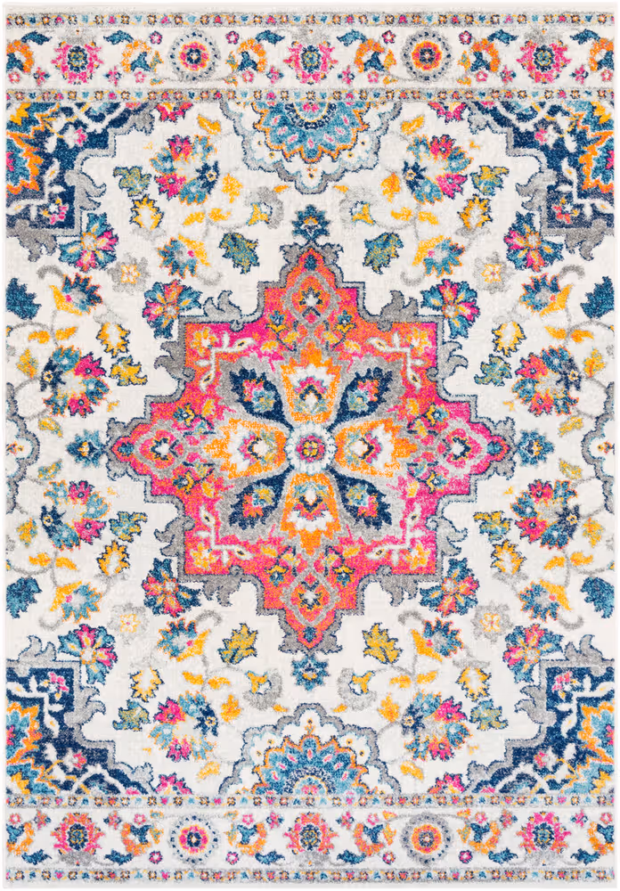 Surya Alara ALA-2343 Bright Pink Synthetic Traditional Rug