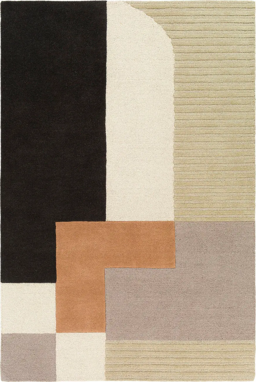 Emma EMM-2304 Multi-Colored Hand Tufted Wool Rug