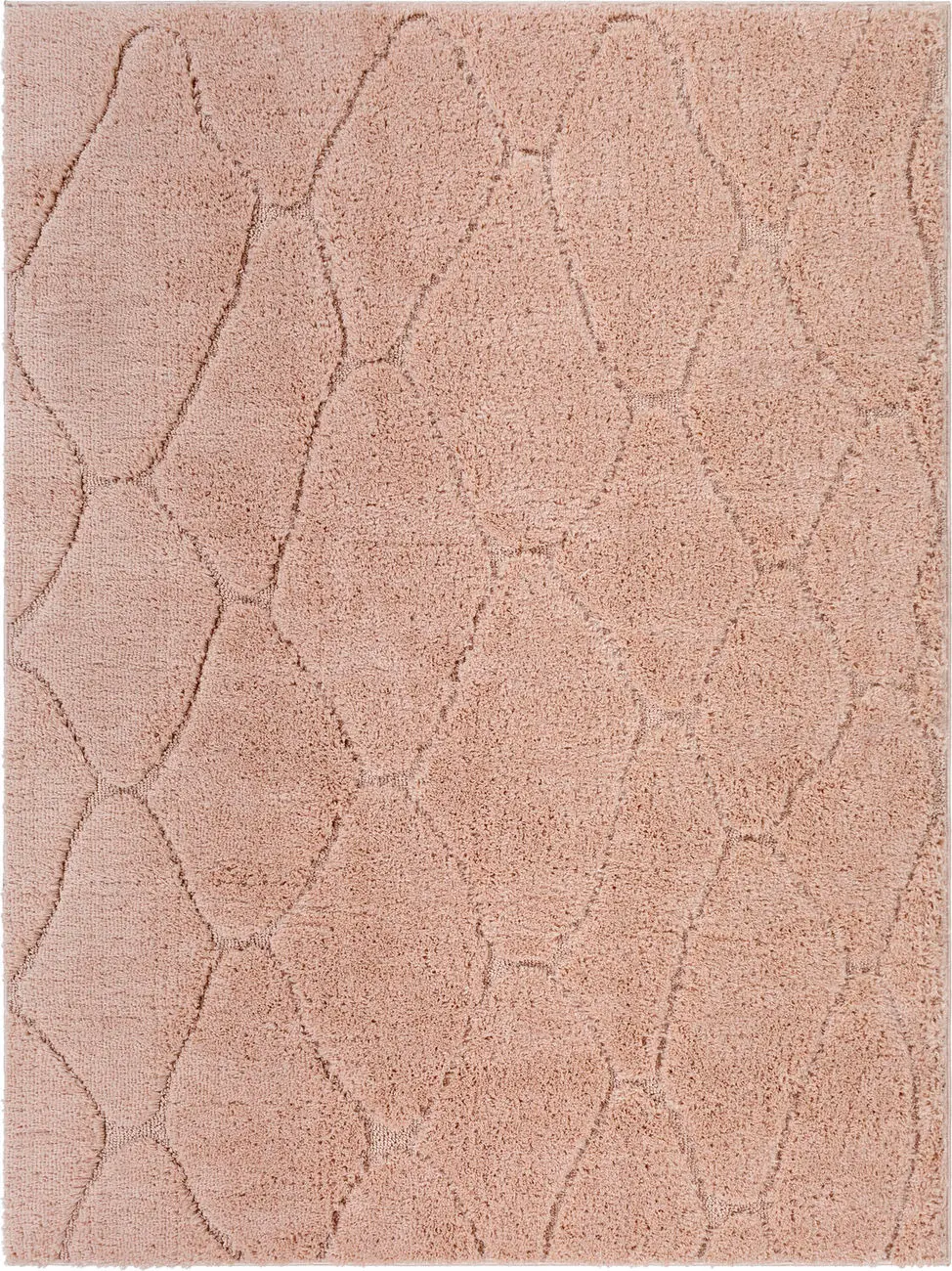 Modern Loom Elenor ENR-2305 Pink Power Loomed Synthetic Rug