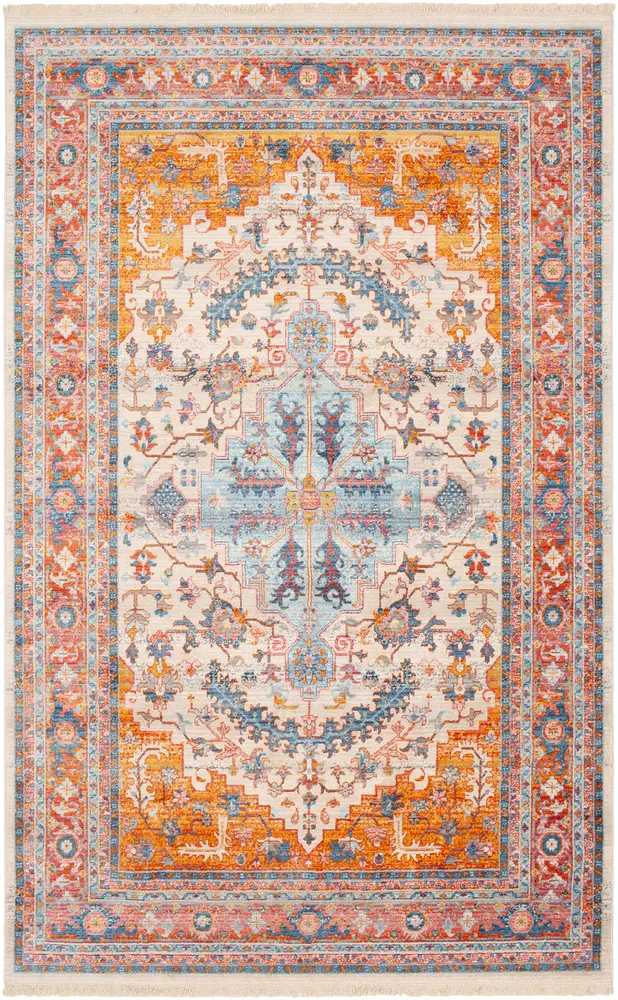 Ephesians EPC-2325 Aqua Transitional Traditional Rug