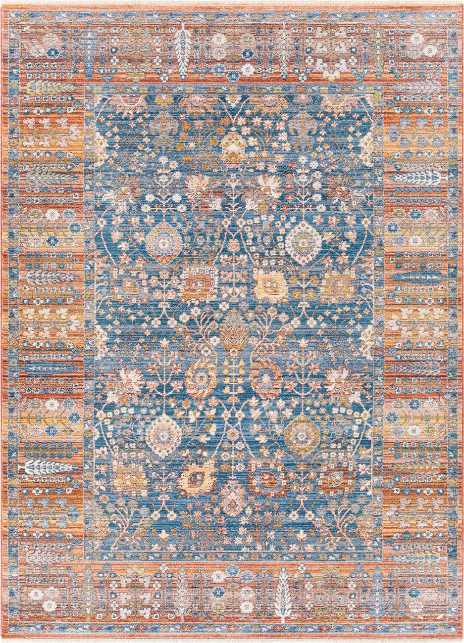 Modern Loom Ephesians EPC-2347 Multi-Colored Power Loomed Synthetic Rug