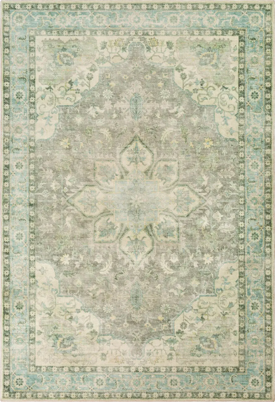 Modern Loom Erin ERN-2309 Green Power Loomed Synthetic Rug