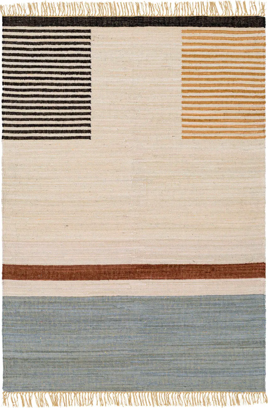 Modern Loom Fulham FHM-2302 Multi-Colored Hand Woven Cotton Rug