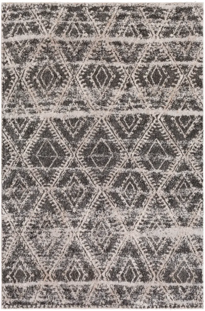 Flokati FKT-2300 Medium Gray Transitional Synthetic Rug