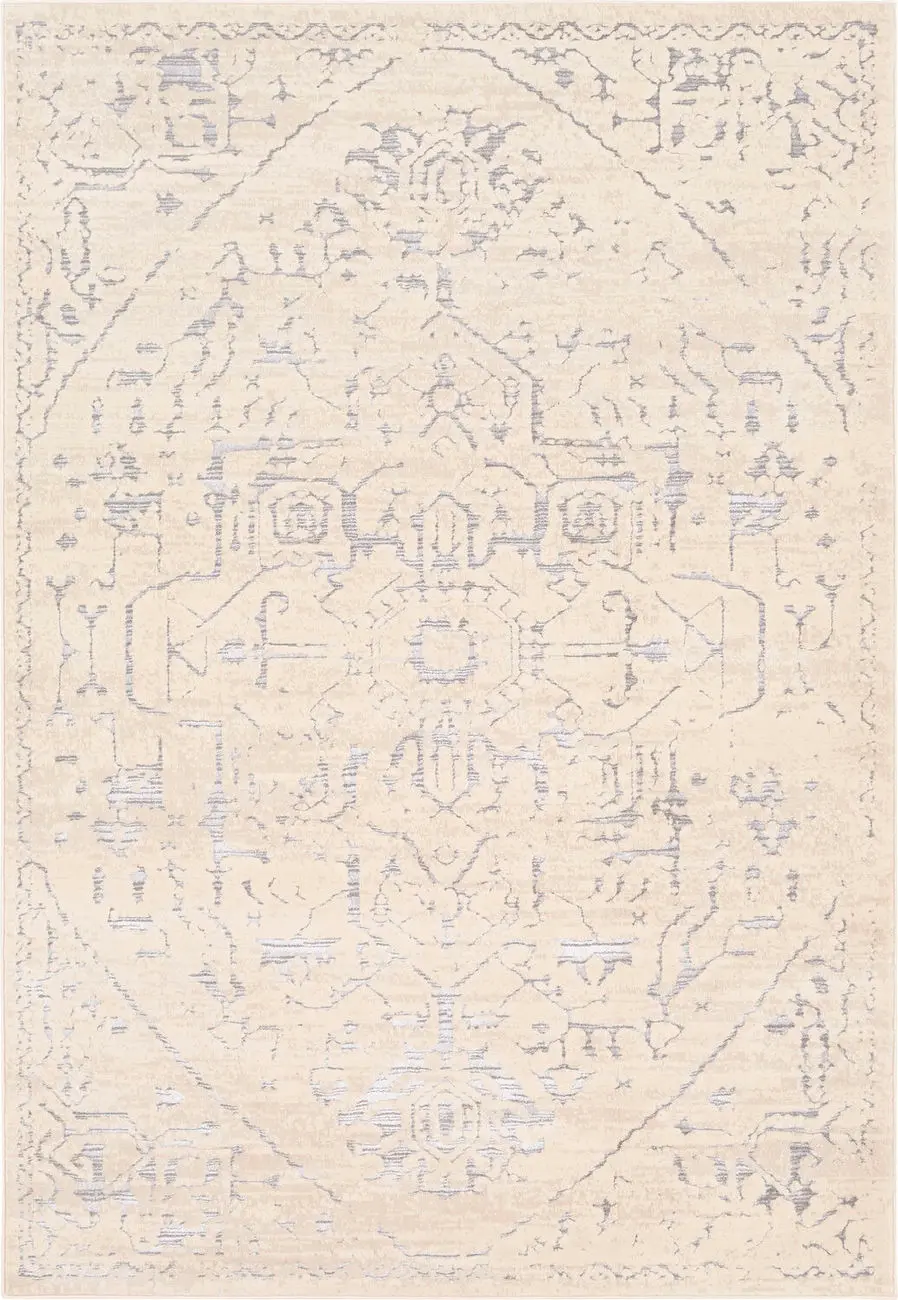 Florence FRO-2307 Brown Traditional Synthetic Rug