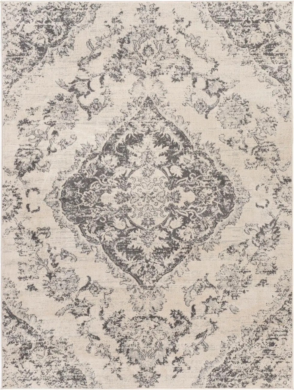 Modern Loom Floransa FSA-2338 Beige Power Loomed Synthetic Rug