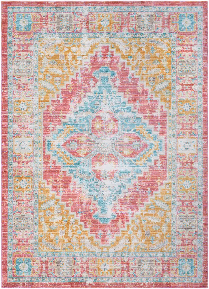 Germili GER-2322 Coral Transitional Synthetic Rug