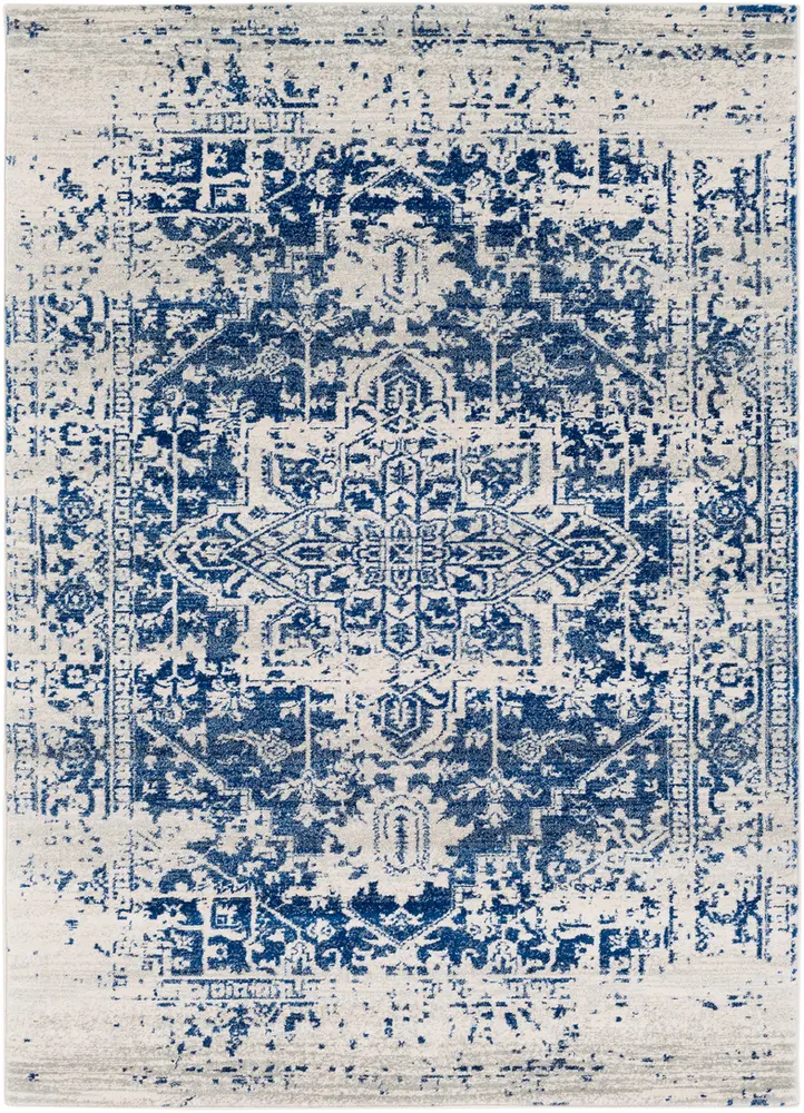 Alchir ALR-1021 Dark Blue Transitional Synthetic Rug