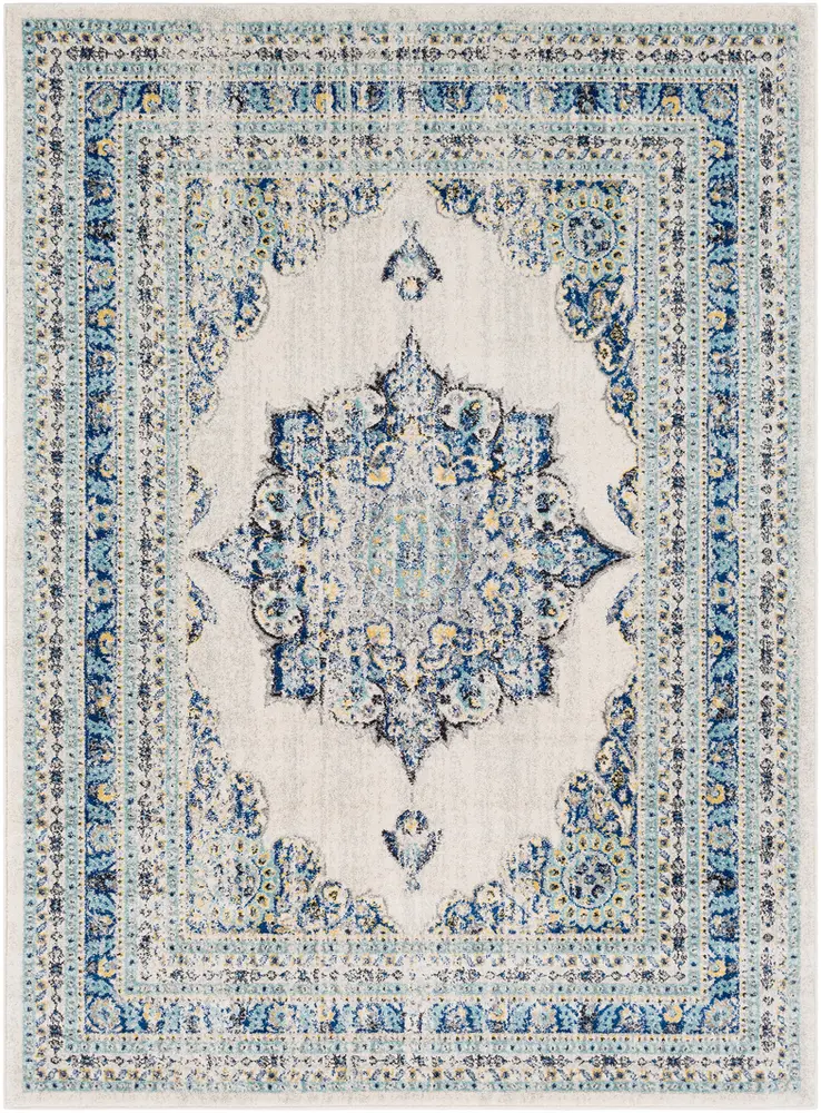 Alchir ALR-1031 Dark Blue Transitional Synthetic Rug