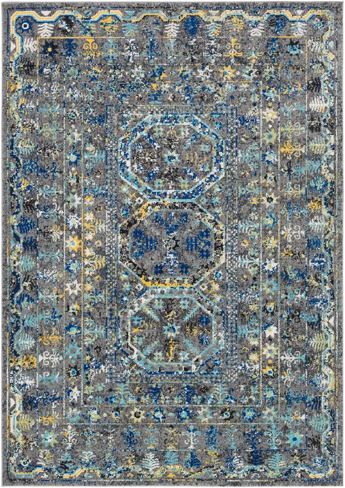 Modern Loom Alchir ALR-1052 Medium Gray Traditional Synthetic Rug