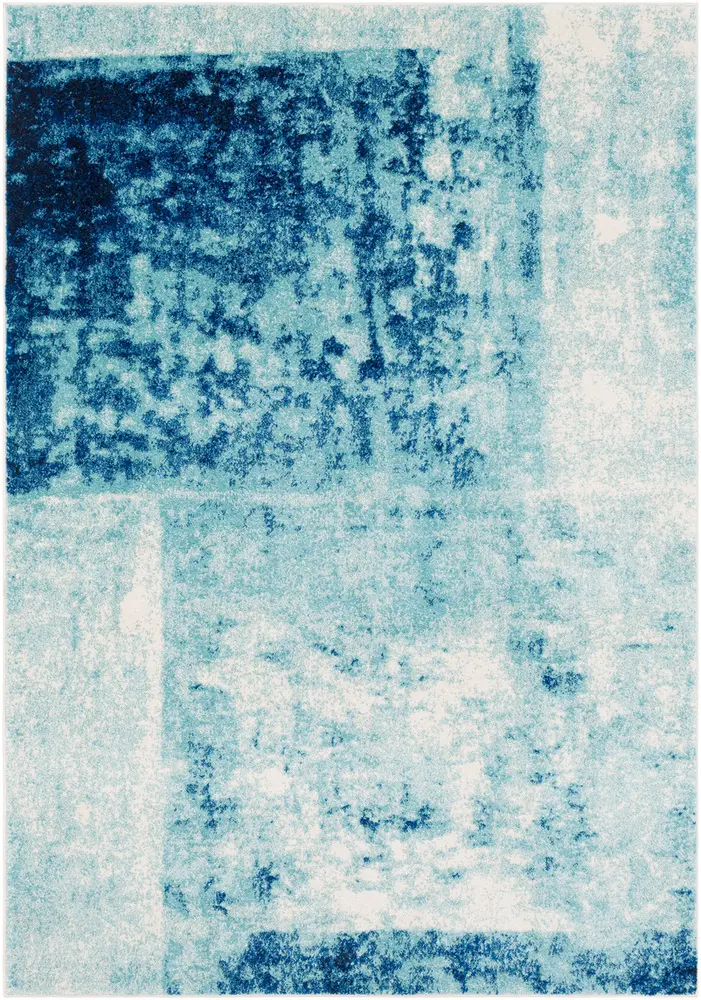 Alchir ALR-1057 Teal Abstract Synthetic Rug