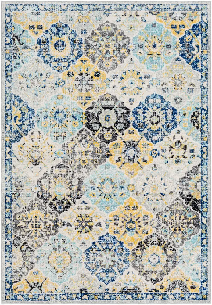 Alchir ALR-1072 Dark Blue Synthetic Traditional Rug