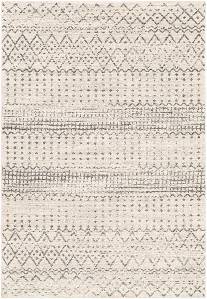 Alchir ALR-1097 Charcoal Patterned Synthetic Rug