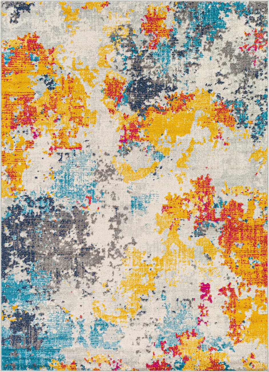 Modern Loom Harput HAP-1103 Multi-Colored Power Loomed Synthetic Rug