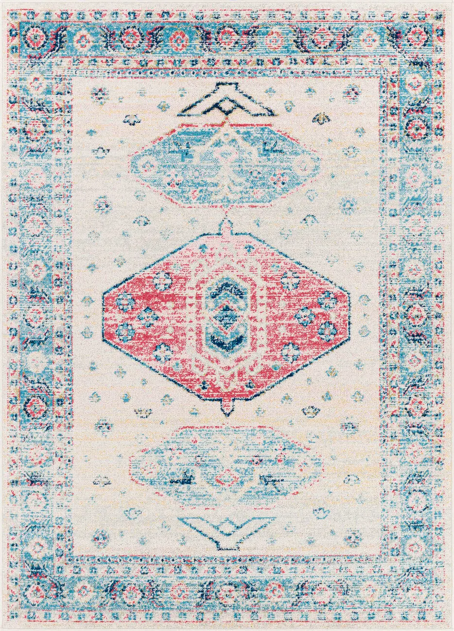 Modern Loom Alchir ALR-1108 Multi-Colored Power Loomed Synthetic Rug