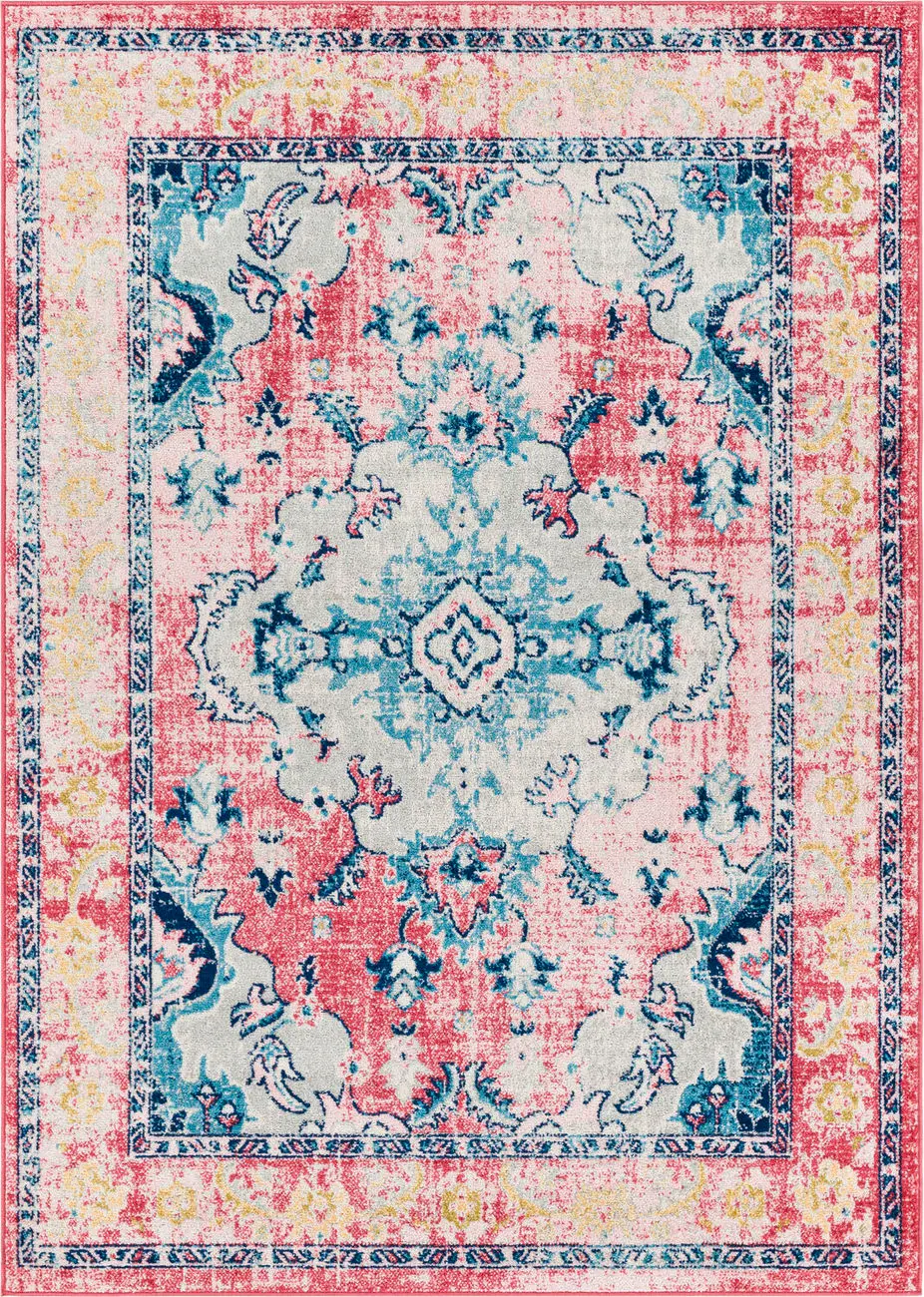 Modern Loom Alchir ALR-1112 Multi-Colored Power Loomed Synthetic Rug