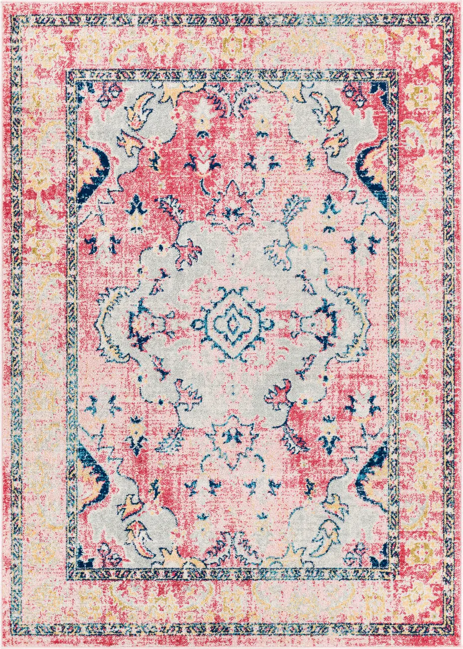 Modern Loom Alchir ALR-1115 Multi-Colored Power Loomed Synthetic Rug