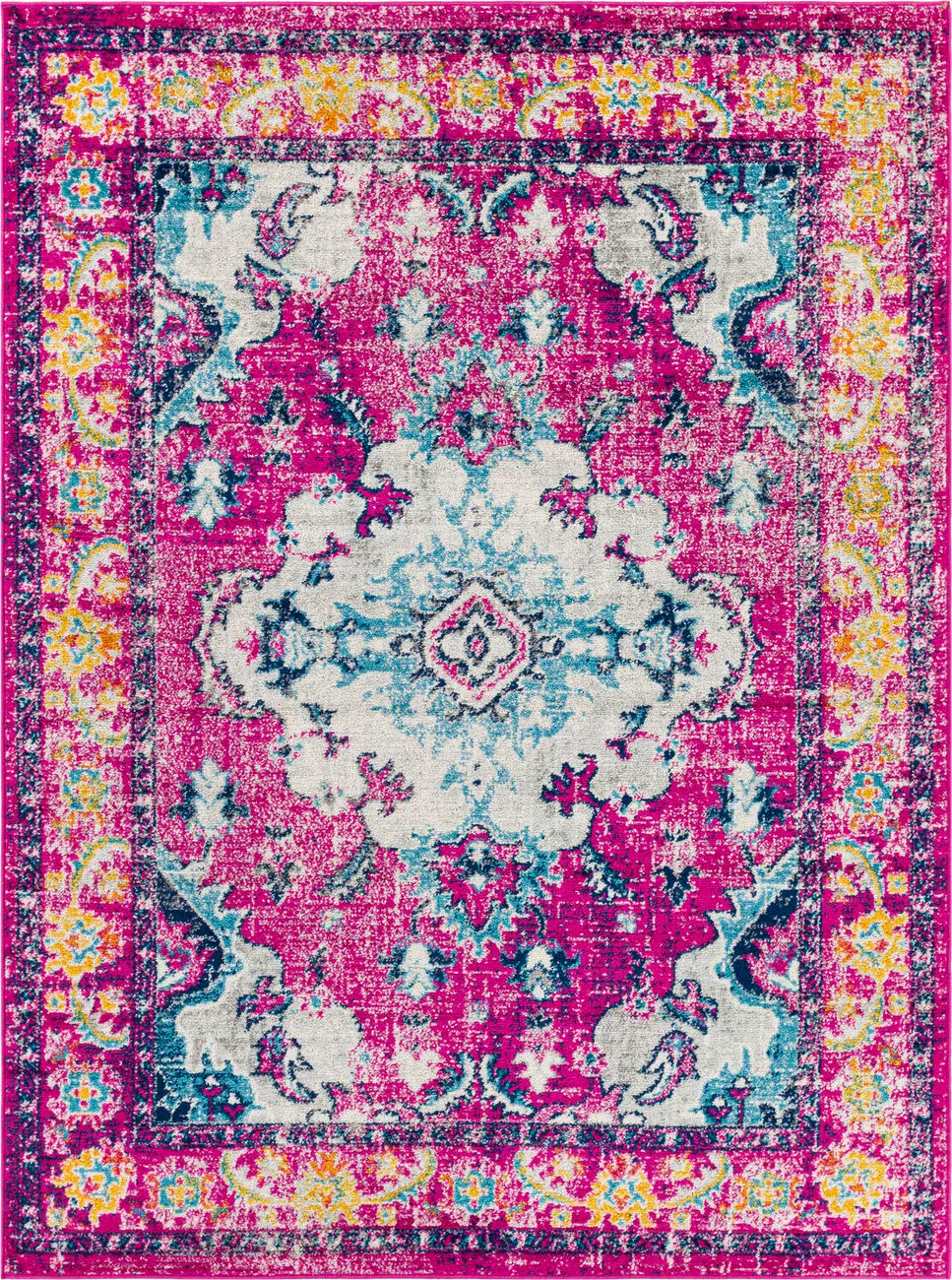 Modern Loom Alchir ALR-1116 Multi-Colored Power Loomed Synthetic Rug