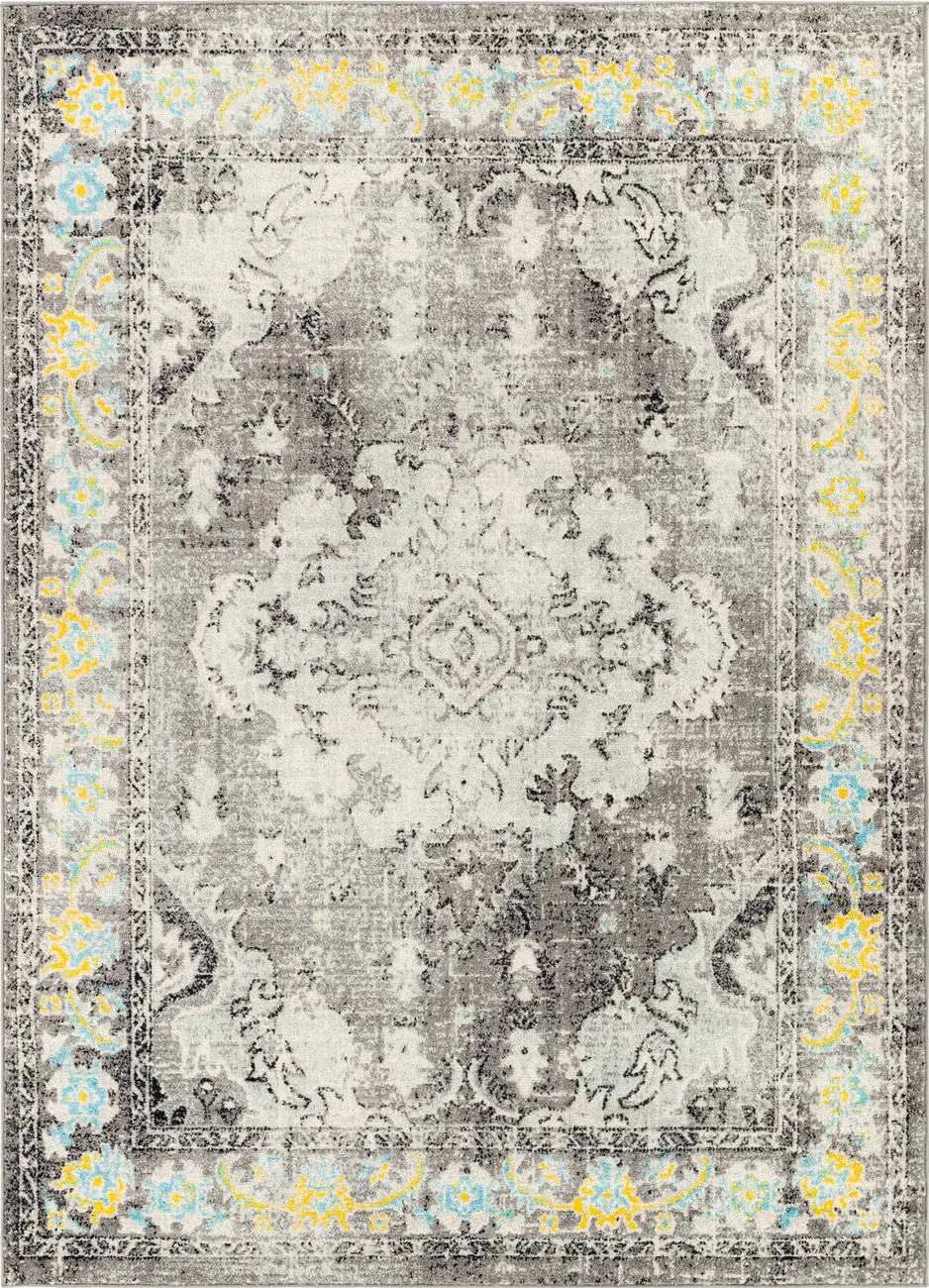 Modern Loom Harput HAP-1117 Multi-Colored Power Loomed Synthetic Rug