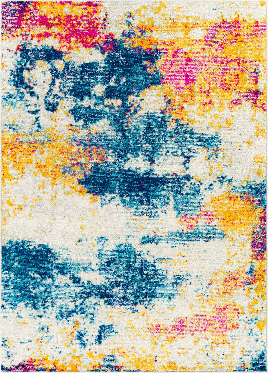 Modern Loom Harput HAP-1126 Multi-Colored Power Loomed Synthetic Rug