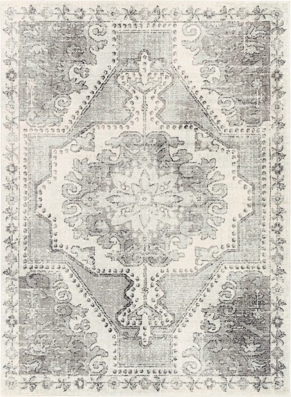 Modern Loom Harput HAP-1129 Gray Power Loomed Synthetic Rug