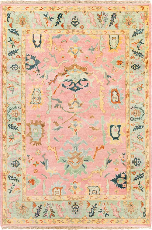Modern Loom Hillcrest HIL-9044 Multi-Colored Hand Knotted Silk Rug