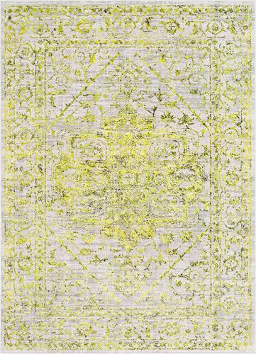 Himalayan HIM-2303 Bright Yellow Transitional Traditional Rug Product Image