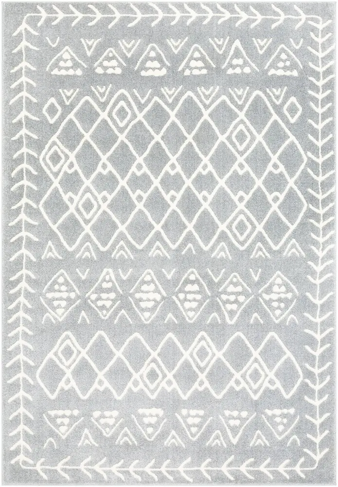 Horizon HRZ-2314 Medium Gray Synthetic Abstract Rug