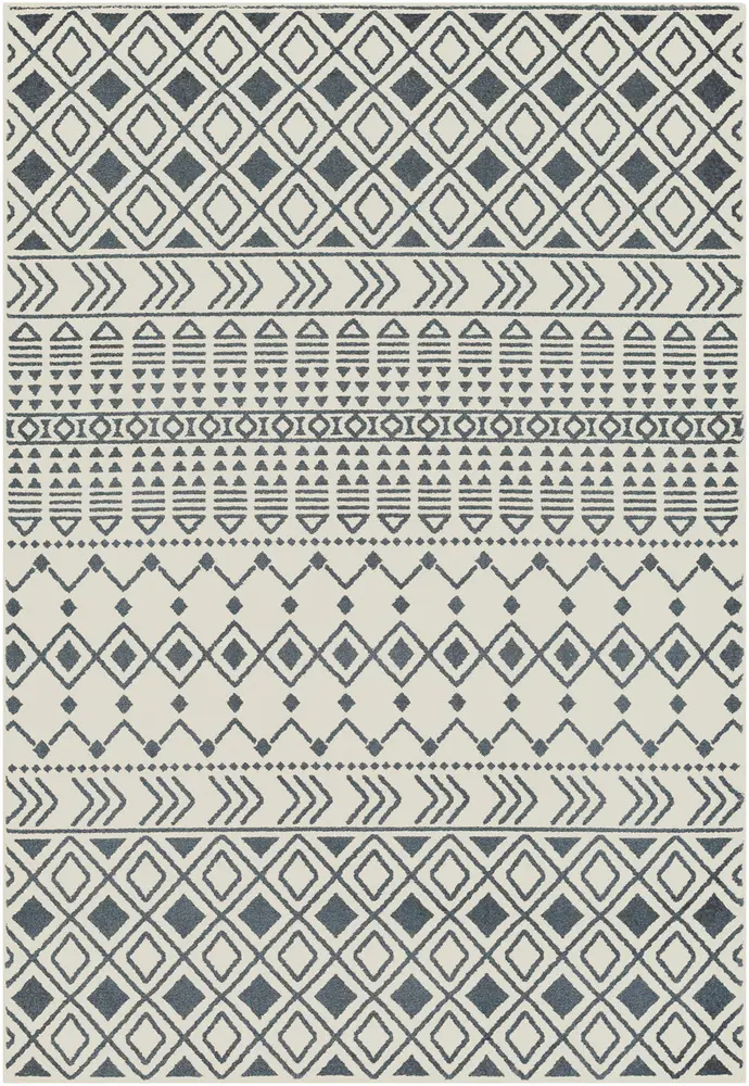 Horizon HRZ-2316 Medium Gray Patterned Synthetic Rug