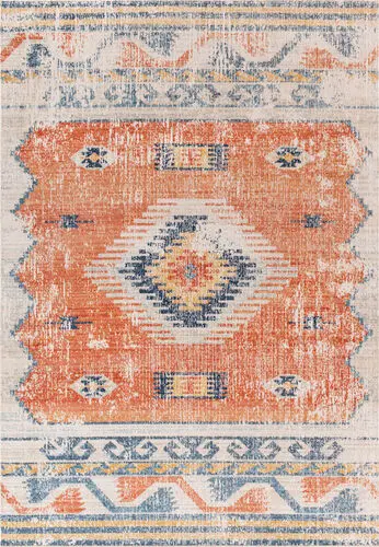 Modern Loom Huntington Beach HTB-2306 Multi-Colored Power Loomed Synthetic Rug