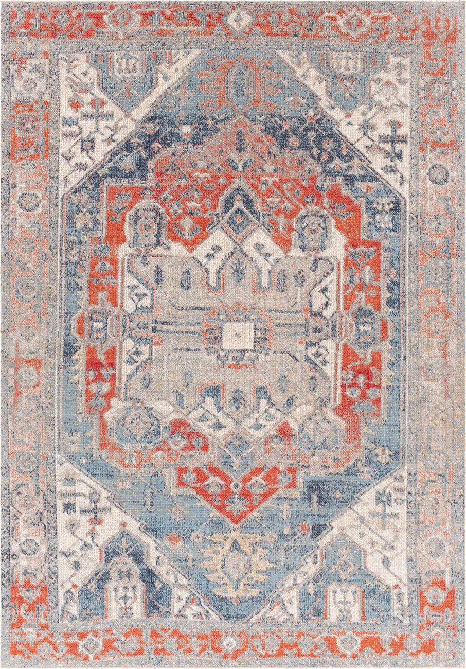 Modern Loom Huntington Beach HTB-2311 Multi-Colored Power Loomed Synthetic  Rug