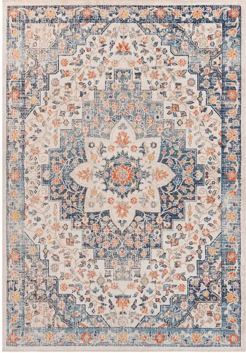 Modern Loom Huntington Beach HTB-2322 Multi-Colored Power Loomed Synthetic Rug