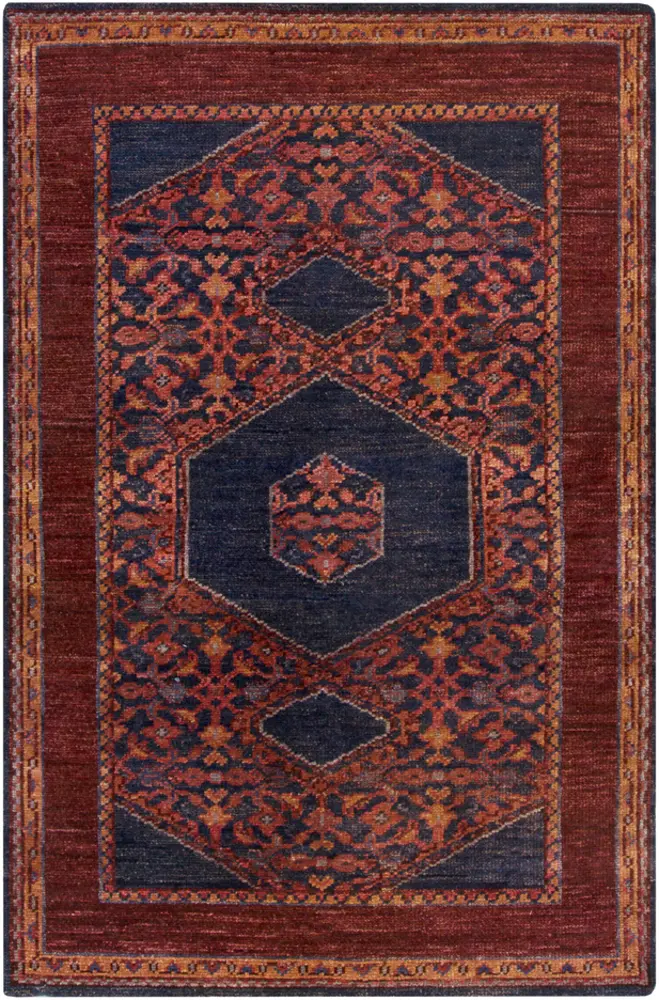Haven HVN-1216 Burgundy Traditional Wool Rug