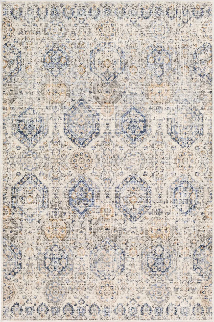 Alchird ALD-2308 Blue Traditional Transitional Rug
