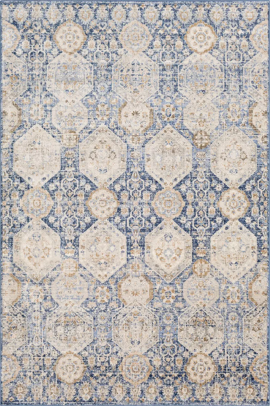 Alchird ALD-2309 Blue Traditional Transitional Rug