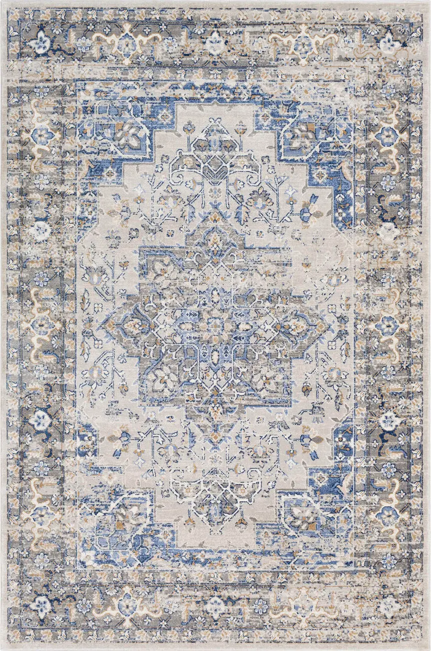 Alchird ALD-2312 Blue Transitional Synthetic Rug