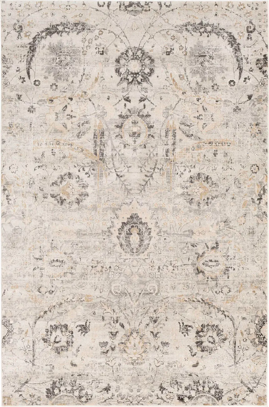 Alchird ALD-2318 Gray Traditional Transitional Rug