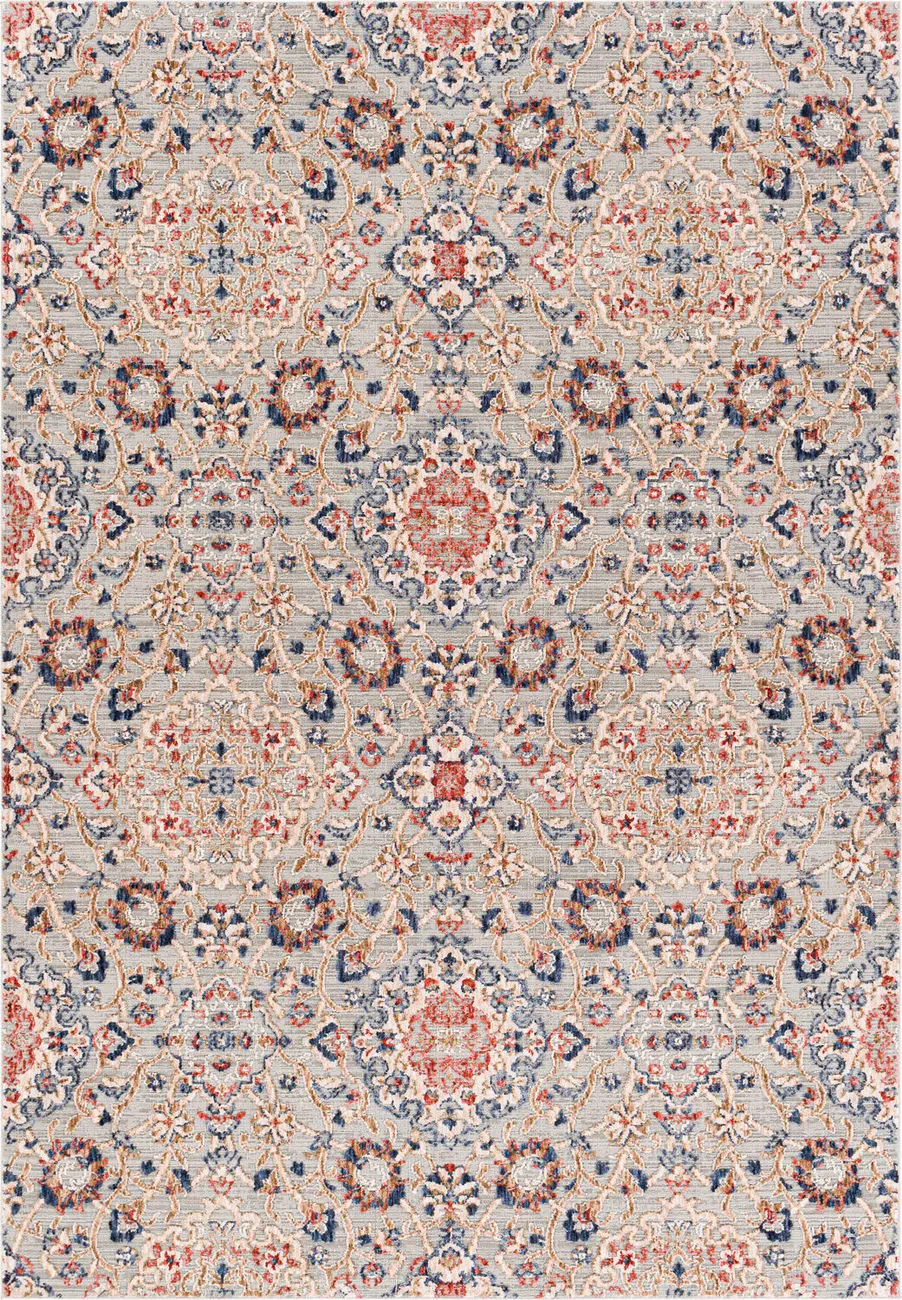 Modern Loom Infinity INF-2309 Multi-Colored Power Loomed Synthetic Rug