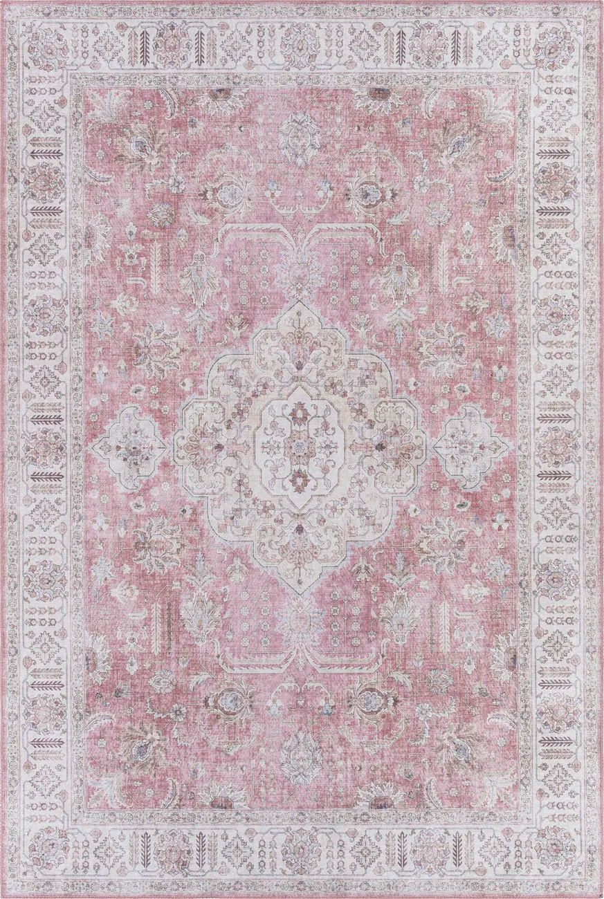Modern Loom Aldah ALH-2321 Pink Power Loomed Synthetic Rug