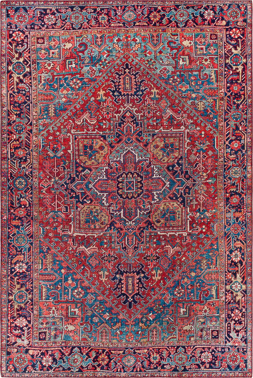 Modern Loom IRIS IRS-2330 Multi-Colored Power Loomed Synthetic Rug