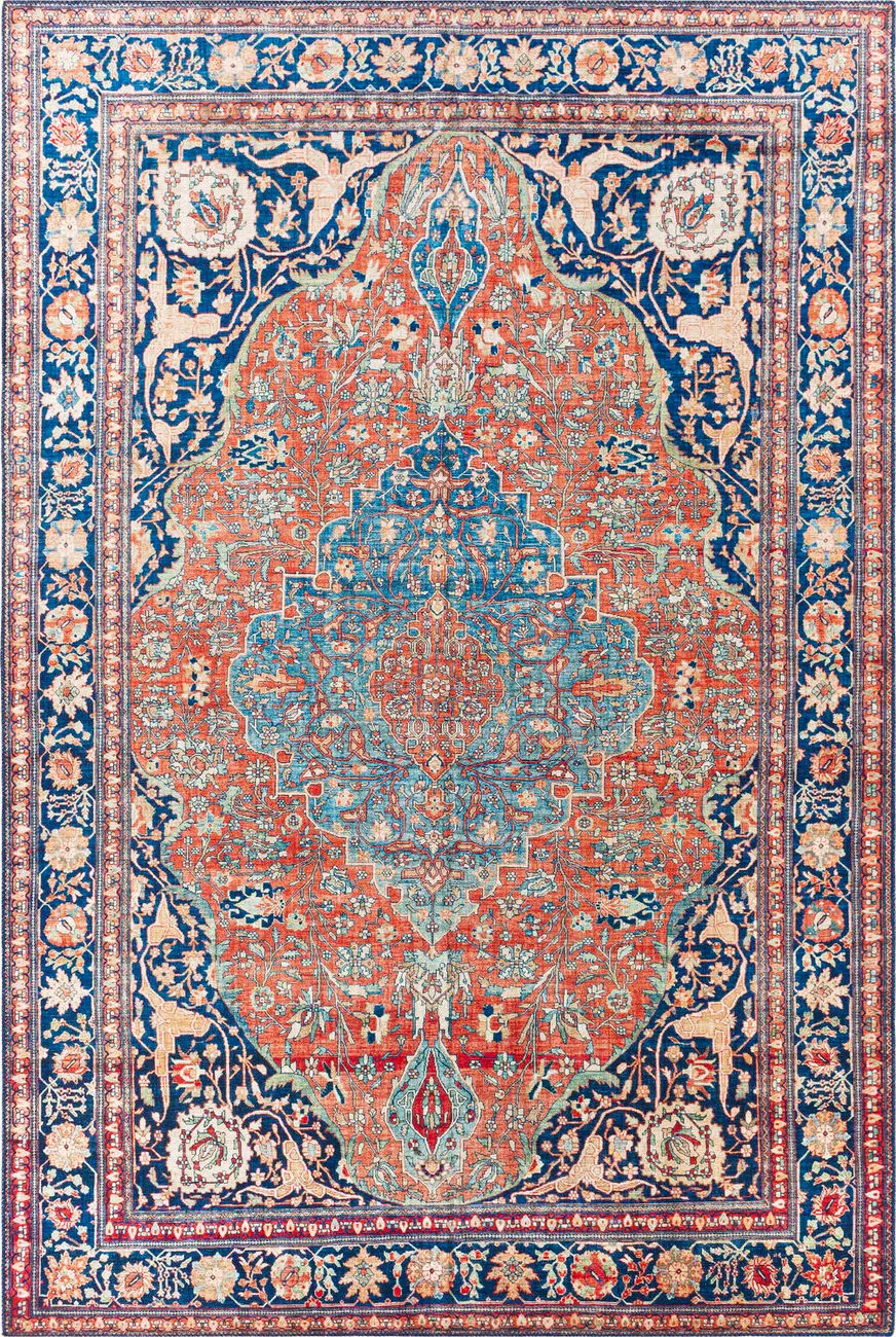 Modern Loom Aldah ALH-2333 Multi-Colored Power Loomed Synthetic Rug