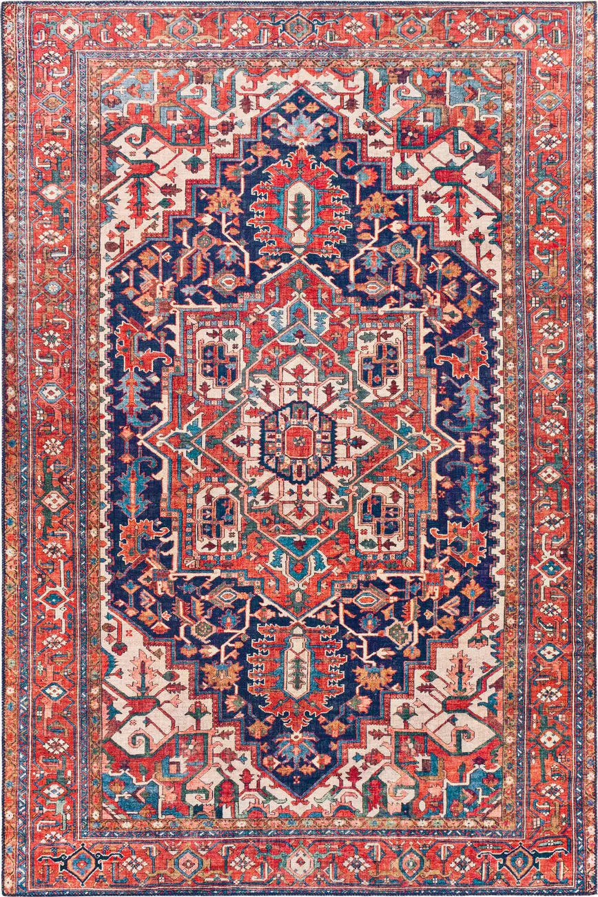 Modern Loom Aldah ALH-2336 Multi-Colored Power Loomed Synthetic Rug