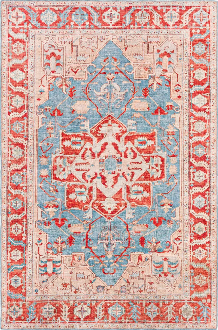 Modern Loom Aldah ALH-2337 Multi-Colored Power Loomed Synthetic Rug