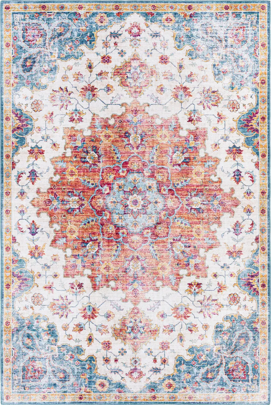 Modern Loom Aldah ALH-2352 Multi-Colored Power Loomed Synthetic Rug