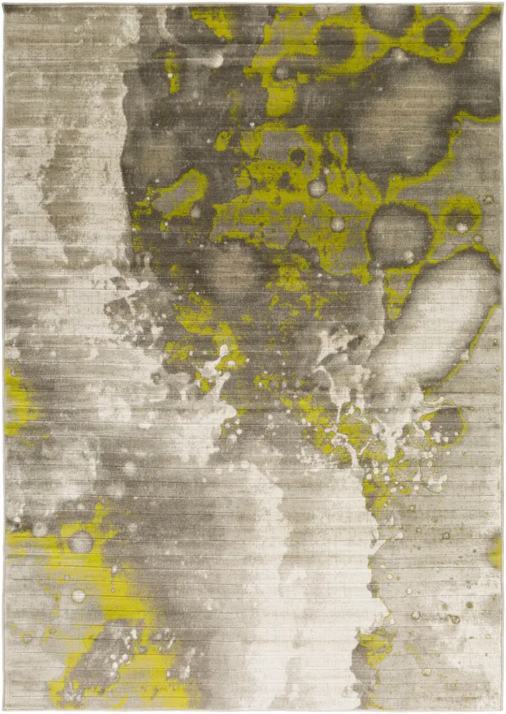 Jax JAX-5023 Olive Abstract Synthetic Rug