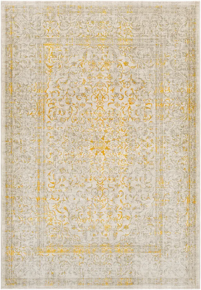 Jax JAX-5040 Mustard Traditional Synthetic Rug
