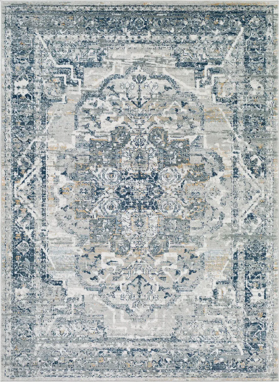 Modern Loom Aldebari ALI-2308 Gray Power Loomed Synthetic Rug