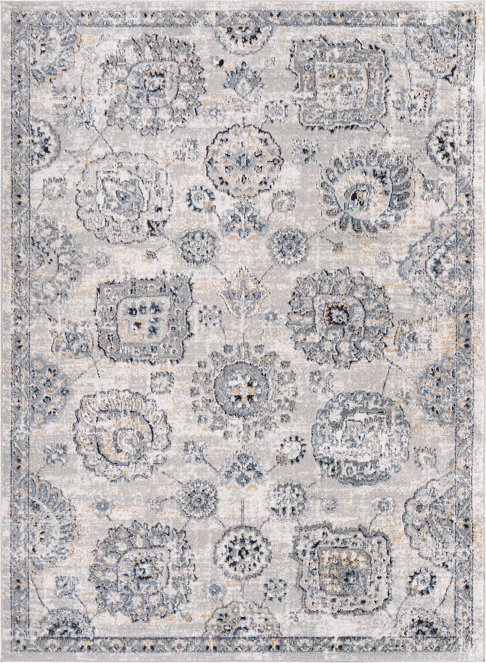 Modern Loom Jolie JLO-2322 Gray Power Loomed Synthetic Rug